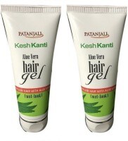 Patanjali Kesh Kanti Aloe Vera Hair Gel (60ML, Pack of 2)