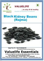 Value Life Kidney Beans Rajma (Black, 1KG)