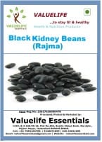 Value Life Kidney Beans Rajma (Black, 500GM)