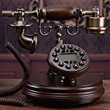 Euphony KL7887 Corded Landline Phone (Brown)