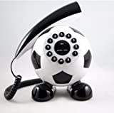 Euphony KL8776 Corded Landline Phone (Black & White)