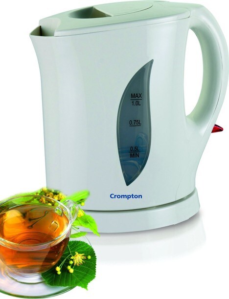 Crompton KP101-I 1 L Electric Kettle (White)