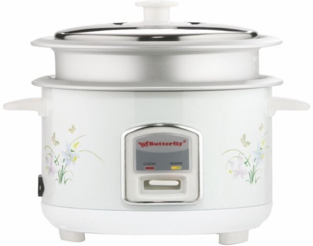 Butterfly KRC07 1 L Rice Cooker (White)