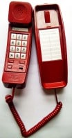 Sonitel KS69 Corded Landline Phone (Red)
