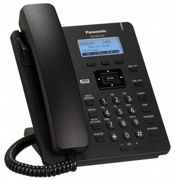 Panasonic KXHDV130SXB Corded Landline Phone (Black) Price in India