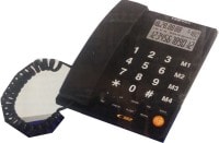 Orientel KXT1566 Corded Landline Phone (Black)