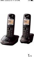 Panasonic KXTG2512 Cordless Landline Phone (Black)