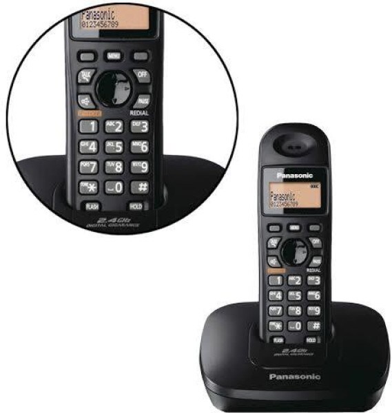 Panasonic KXTG3611SXB Cordless Landline Phone (Black) Price in India