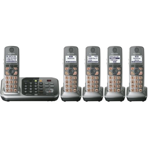 Panasonic KXTG7745S Cordless Landline Phone (Silver) Price in India