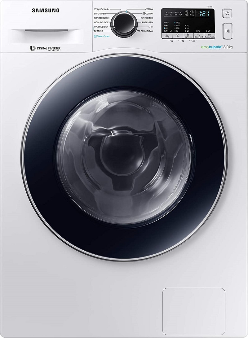 Samsung 8 kg Fully Automatic Front Load Washing Machine (WW80J44E0BW/TL)