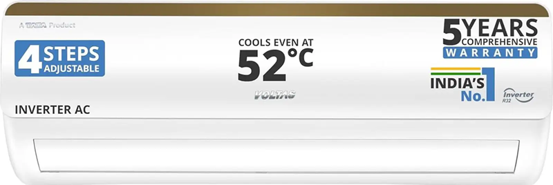 Voltas 1 Ton 5 Star Inverter Split AC (125V Vertis Smart Elite Gold)