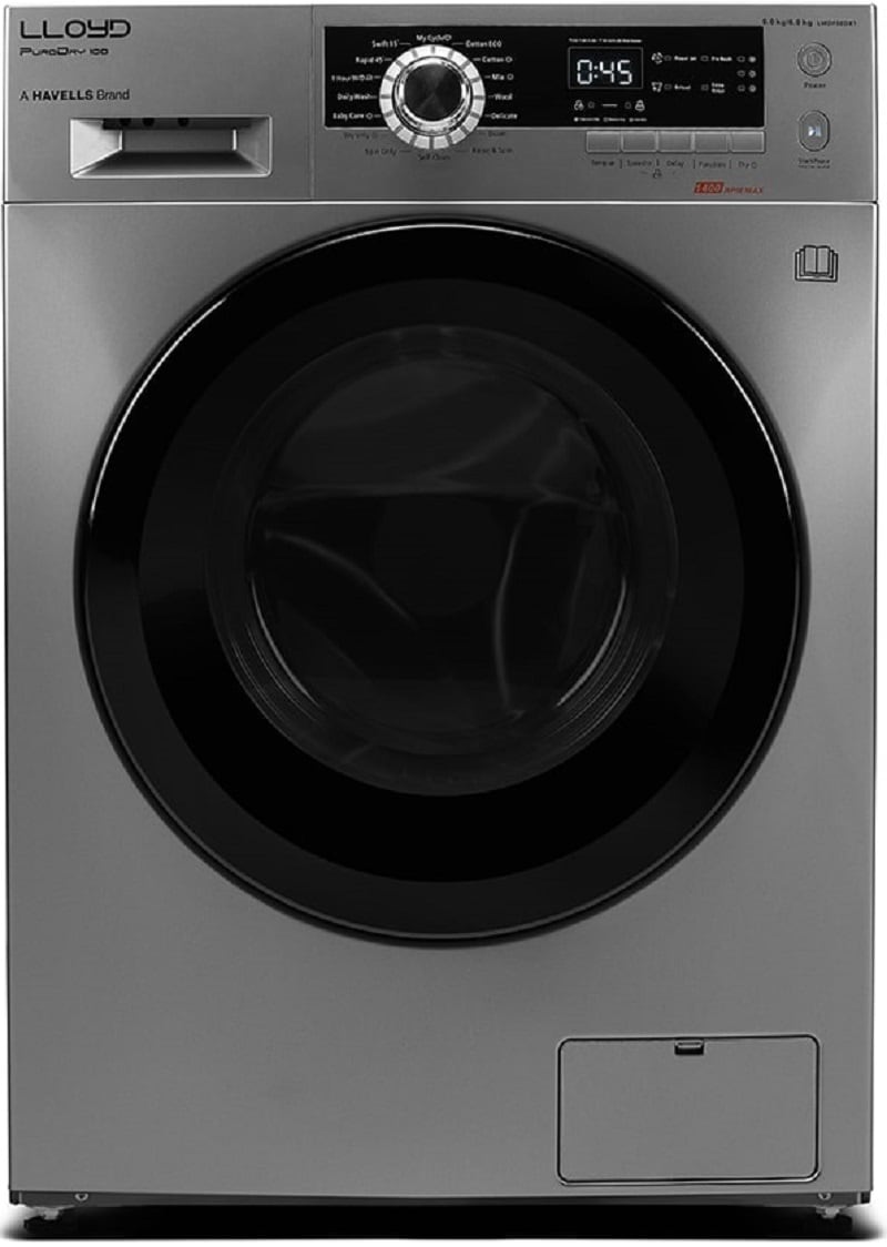 Lloyd 8 kg Fully Automatic Front Load Washing Machine (LWDF80DX1
