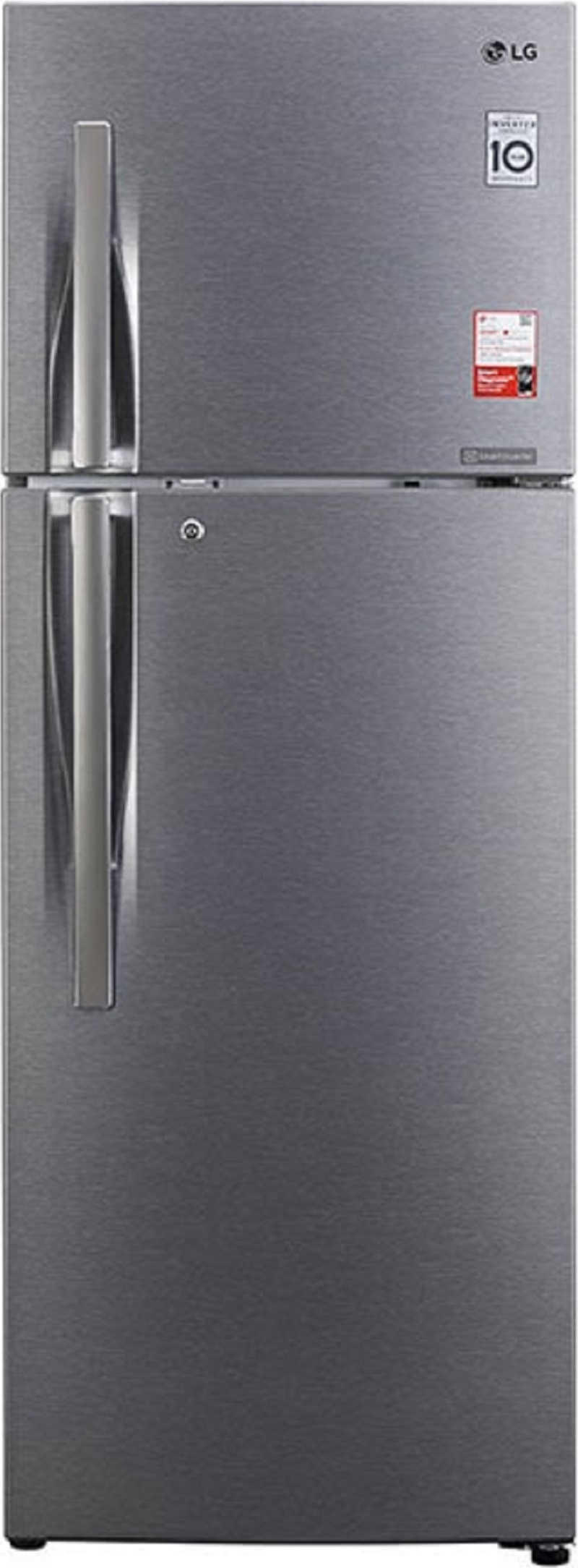 LG 335 L Frost Free Double Door 2 Star Refrigerator (GL S372RDSY)