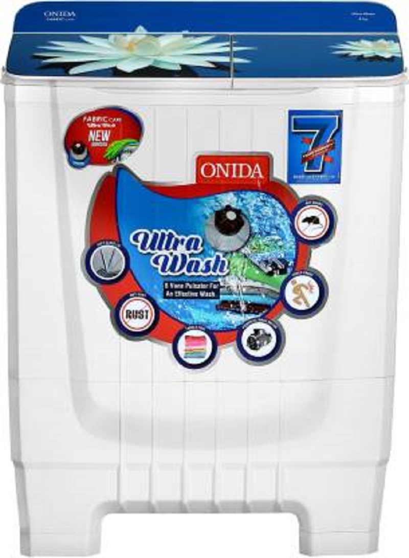Onida 8 kg Semi Automatic Top Load Washing Machine (S80GS)