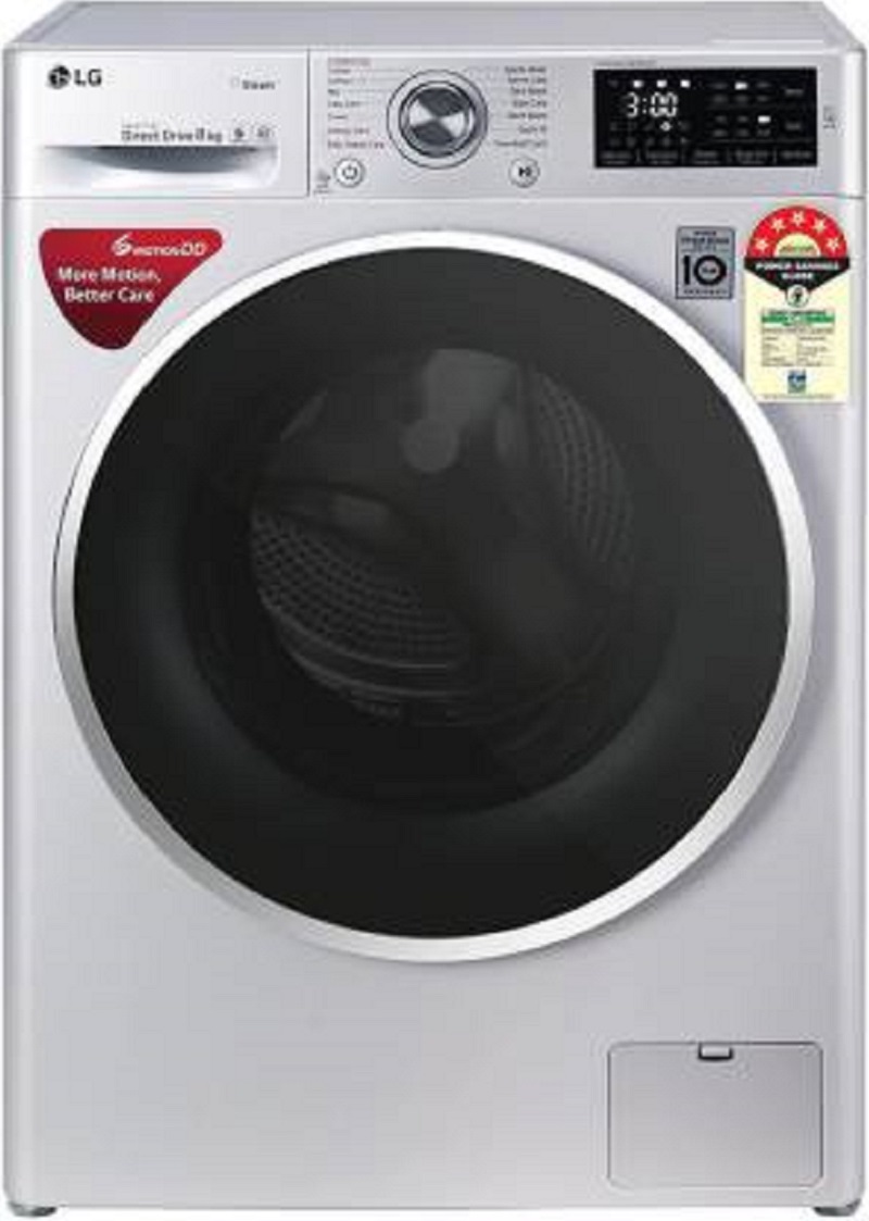 LG 8 kg Fully Automatic Front Load Washing Machine (FHT1208ZNL)