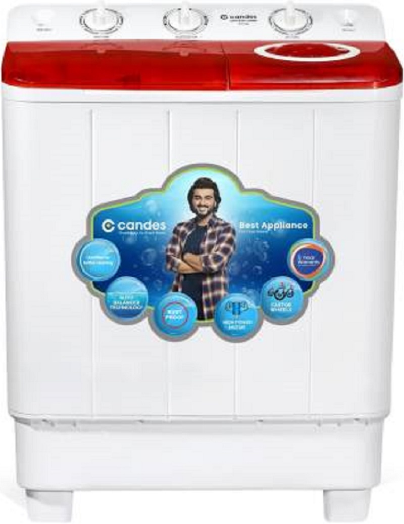 Candes 6.5 kg Semi Automatic Top Load Washing Machine (CTPL65PL1SWM)