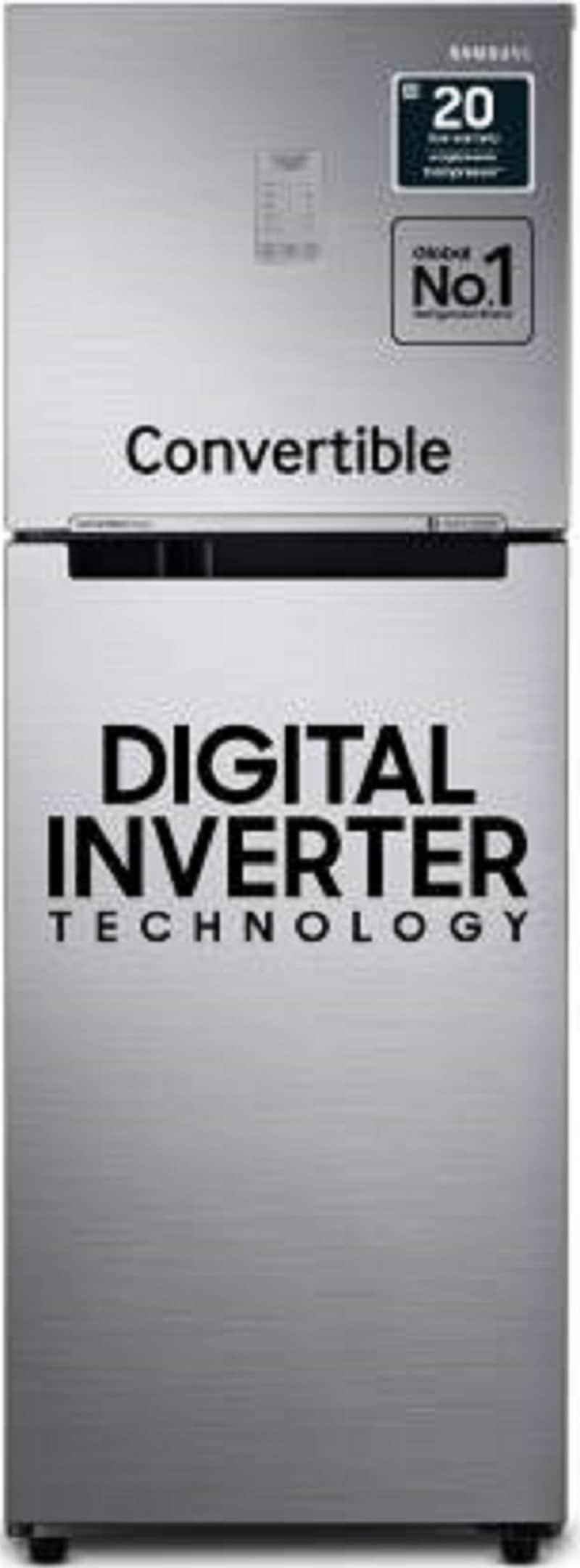 Samsung 236 L Frost Free Double Door 3 Star Refrigerator (RT28C3733S8