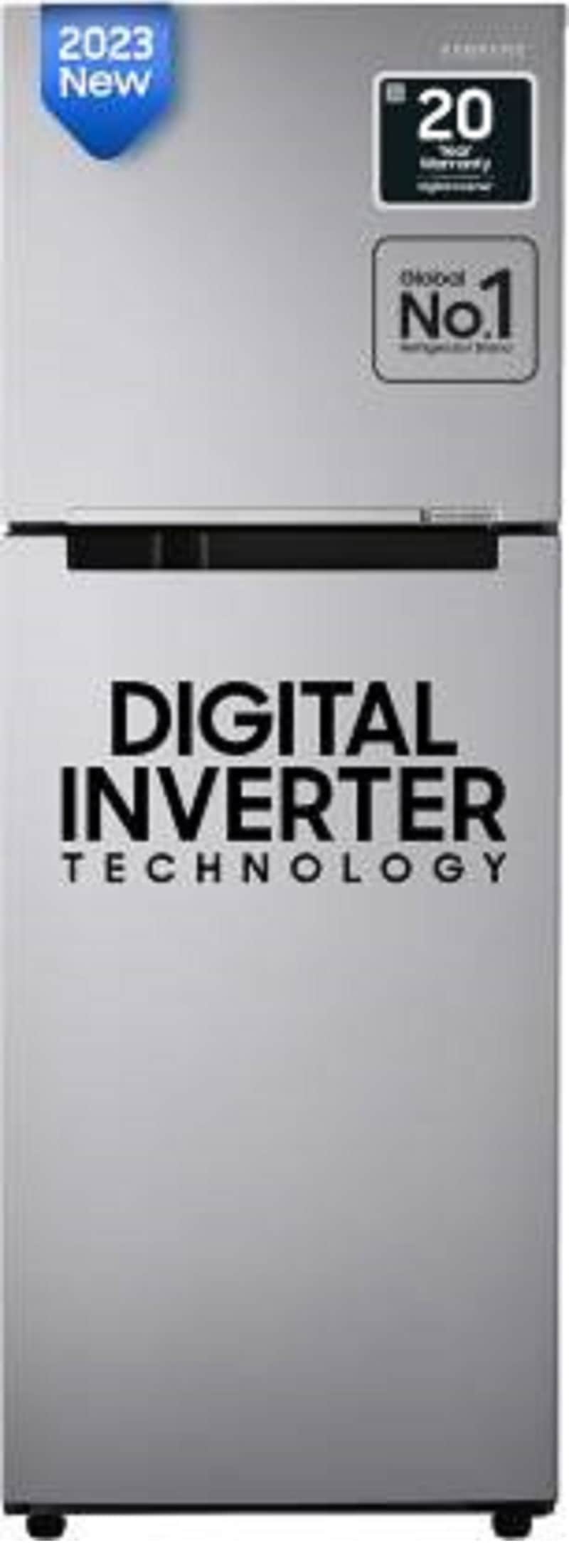 Samsung 236 L Frost Free Double Door 2 Star Refrigerator (RT28C3032GS ...