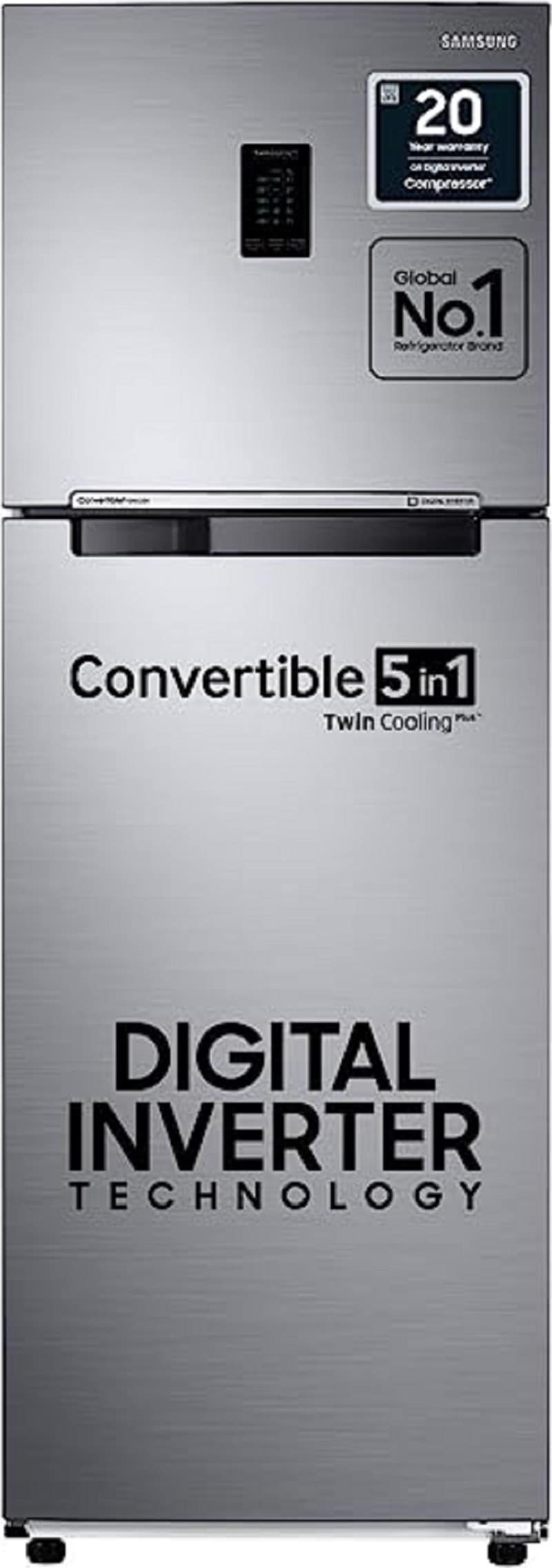 Samsung 322 L Frost Free Double Door 3 Star Refrigerator (RT37C4523SL) Price in India (15th