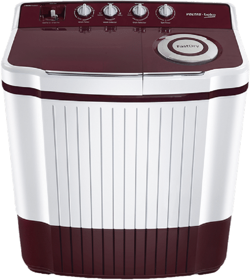 Voltas Beko 7.5 kg Semi Automatic Top Load Washing Machine (WTT75BRTPRMDZ)