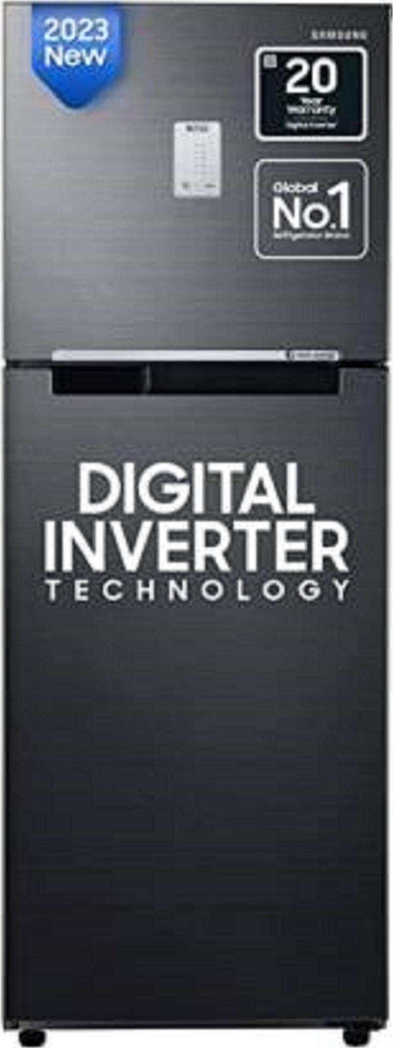 Samsung 236 L Frost Free Double Door 2 Star Refrigerator (RT28C3452BX/HL)