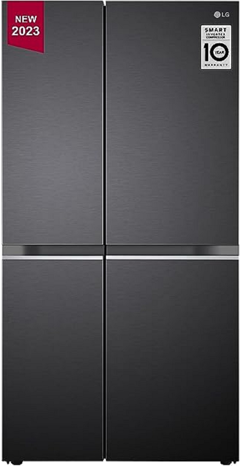 LG 655 L Frost Free Side By Side Refrigerator (GL B257EMCX)