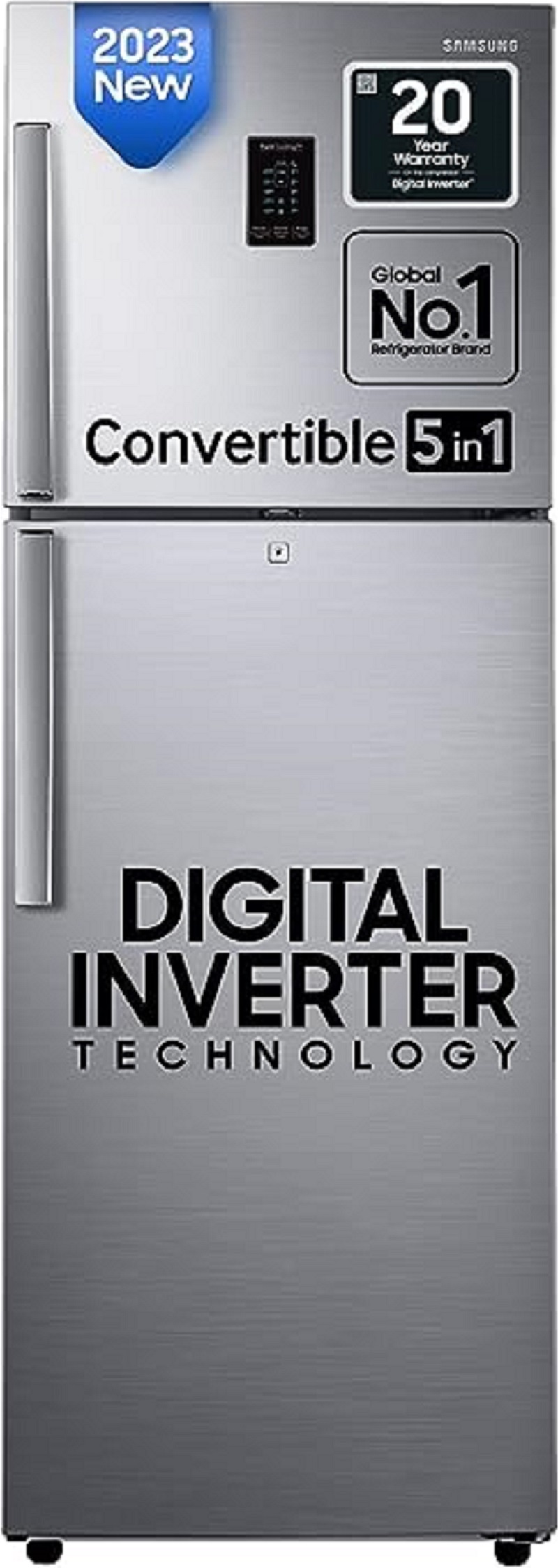 Samsung 301 L Frost Free Double Door 2 Star Refrigerator (RT34C4412SL/HL)