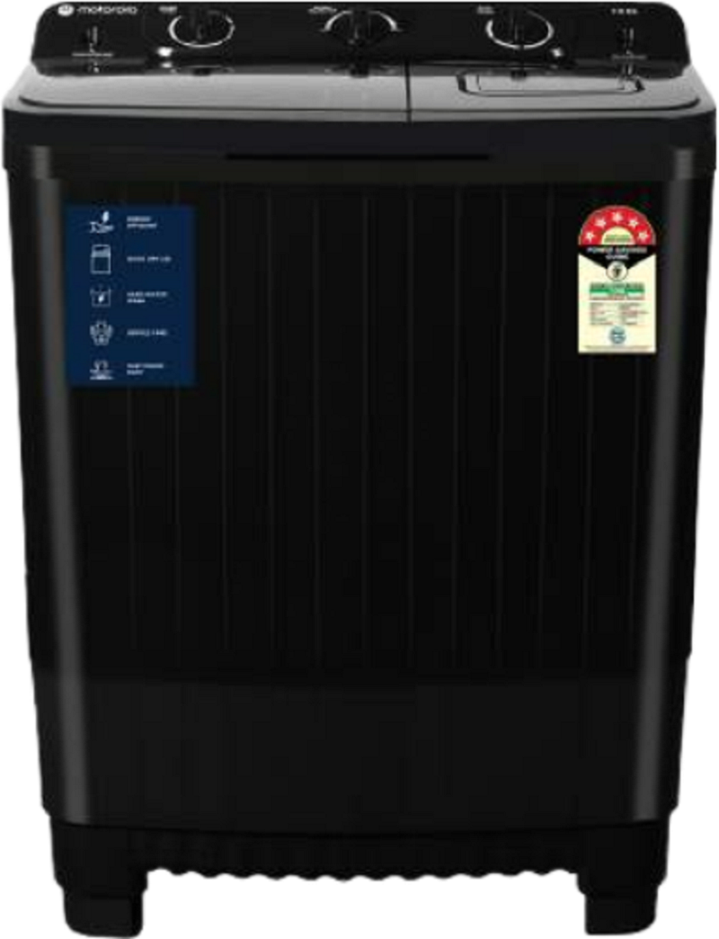 Motorola 7.5 kg Semi Automatic Top Load Washing Machine (MTSA755NNNDB