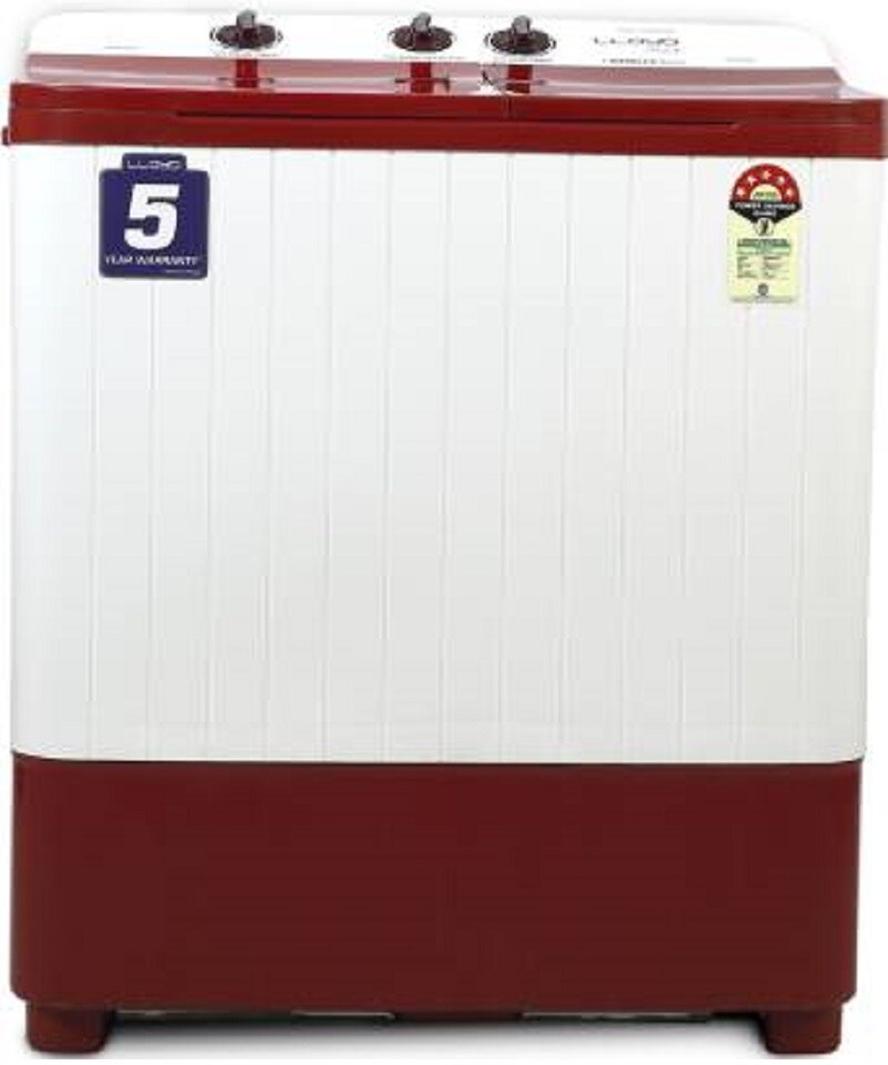 Lloyd 6.5 kg Semi Automatic Top Load Washing Machine (GLWS655PUKRD