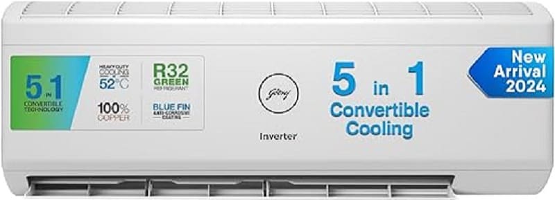 Godrej 1 Ton 5 Star Inverter Split AC (EI 12IINV5R32-WWR) at Lowest ...