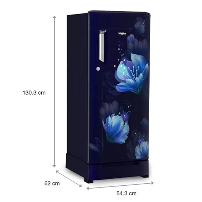 Whirlpool 184 L Direct Cool Single Door 3 Star Refrigerator (205 Icemagic Powercool ROY 3S ‎72475)