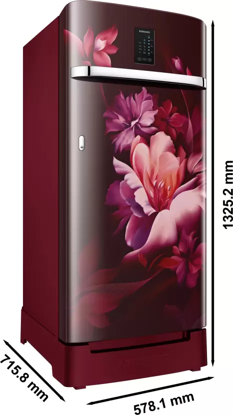 Samsung 184 L Direct Cool Single Door 3 Star Refrigerator (RR21C2K23RZ/HL)