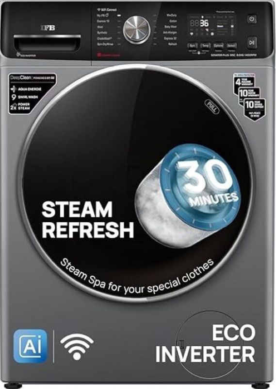 IFB 8 kg Fully Automatic Front Load Washing Machine (SENATOR PLUS MSC 8014 SSL)