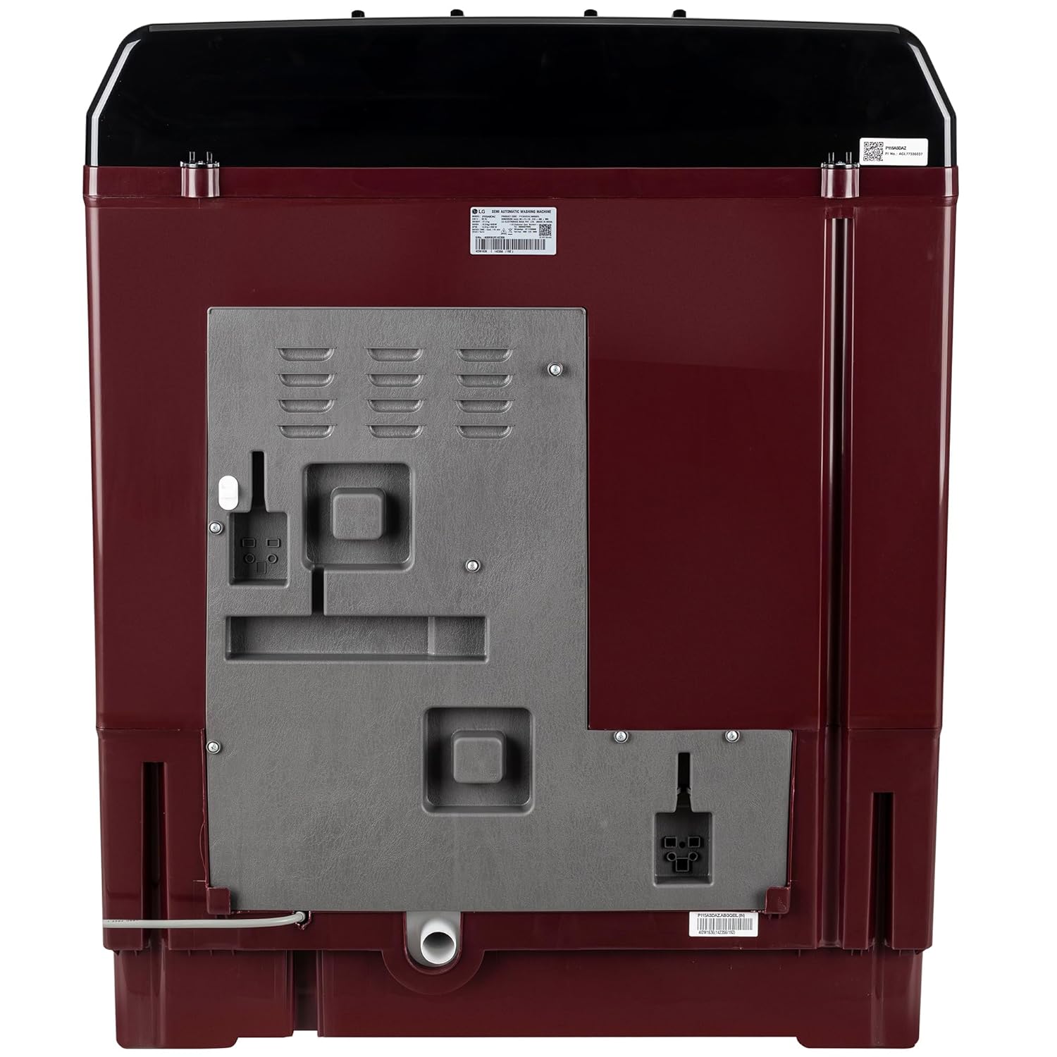 LG 11.5 kg Semi Automatic Top Load Washing Machine (P115ASDAZ)