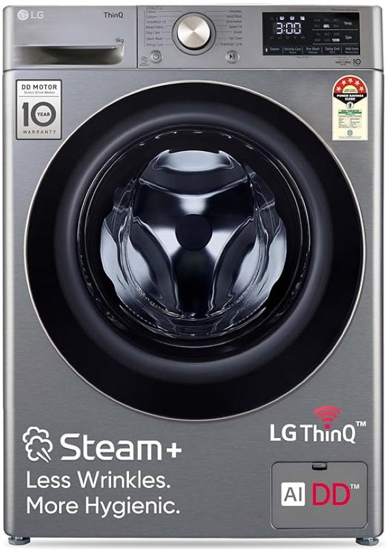 LG 9 kg Fully Automatic Front Load Washing Machine (FHP1209Z7P)