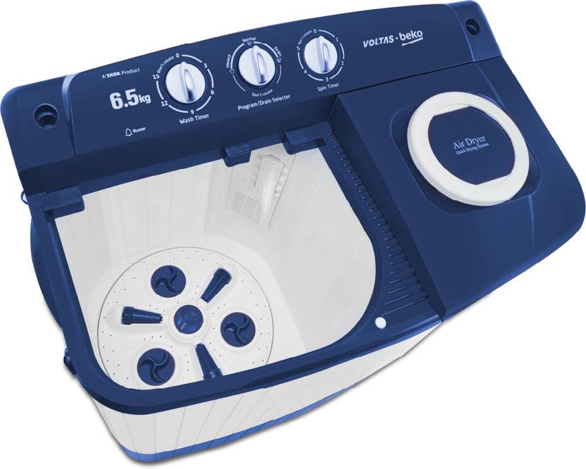 Voltas Beko 6.5 kg Semi Automatic Top Load Washing Machine (WTT65UNX/OK3I0I0W01)