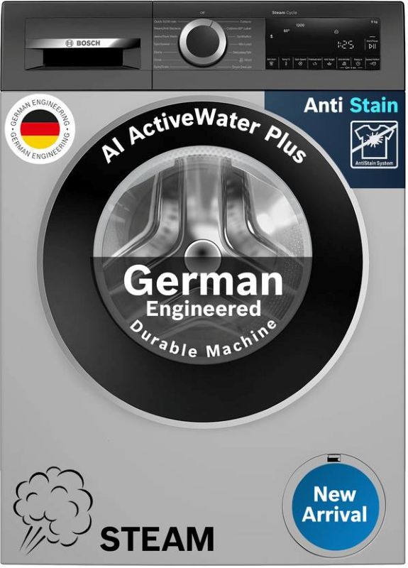 Bosch 9 kg Fully Automatic Front Load Washing Machine (WGA2420SIN)