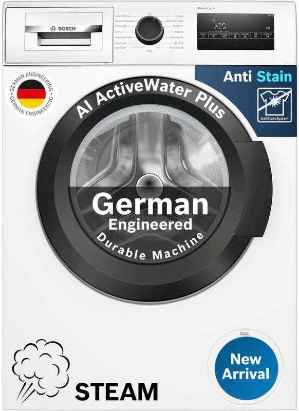 Bosch 8 kg Fully Automatic Front Load Washing Machine (WAJ28260IN)