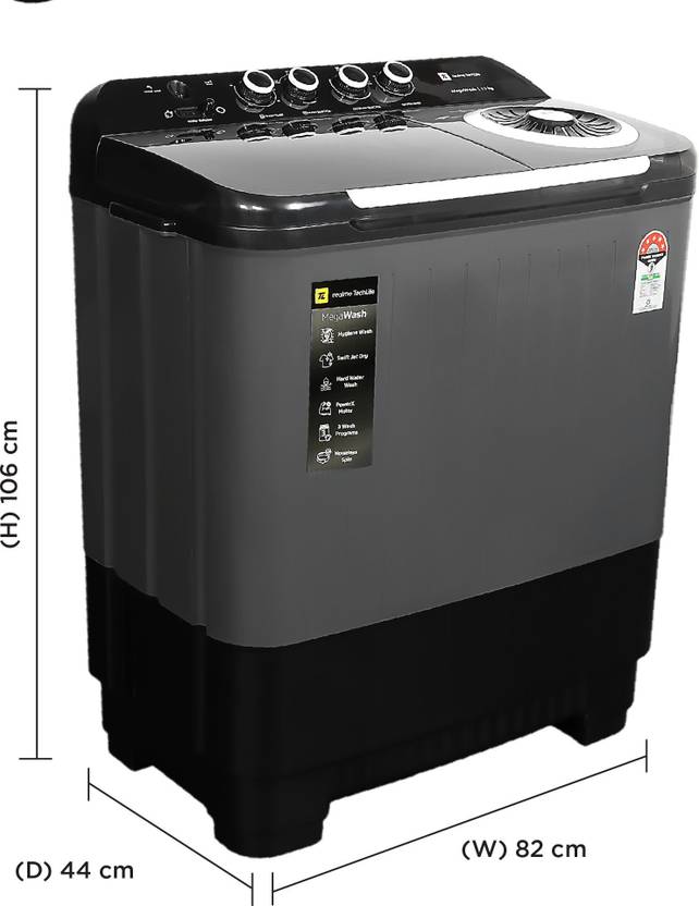 Realme TechLife 12 kg Semi Automatic Top Load Washing Machine (RMSA1205NNNHS)