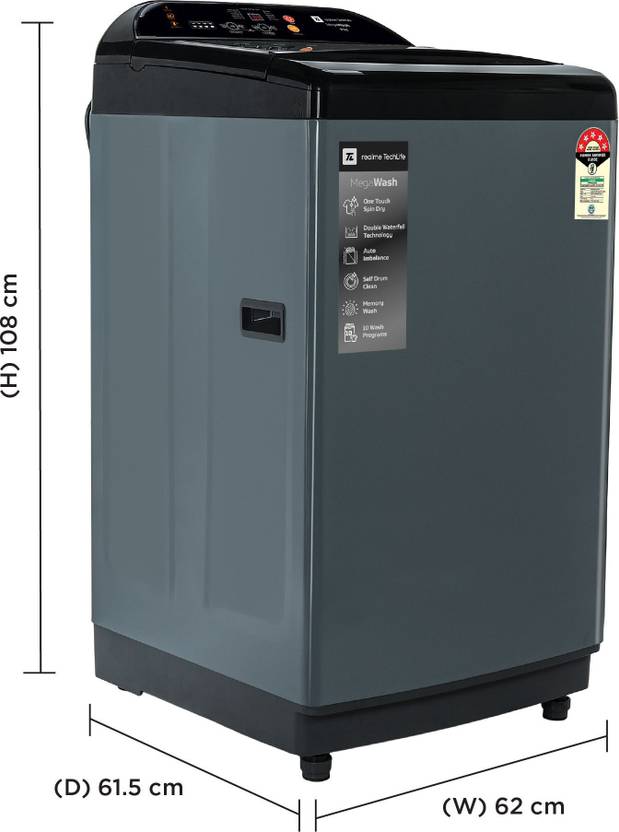Realme TechLife 9 kg Fully Automatic Top Load Washing Machine (RMTL905NNNHG)
