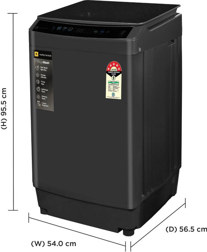 Realme TechLife 8.5 kg Fully Automatic Top Load Washing Machine (RMTL855NNNNG)