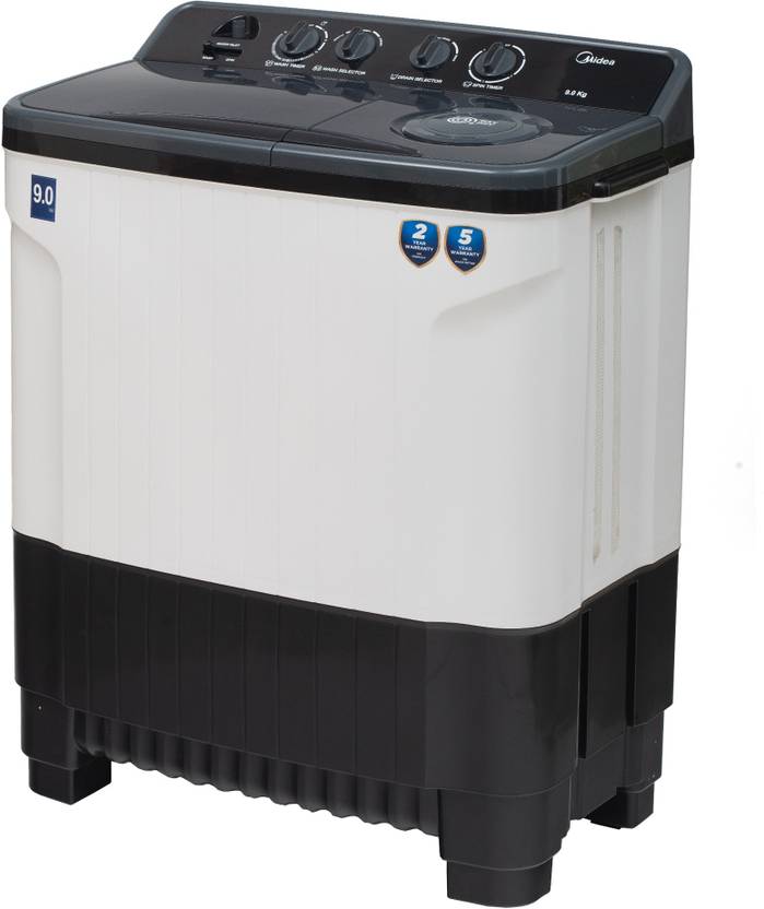 Midea 9 kg Semi Automatic Top Load Washing Machine (MWMSA090PPG KW)