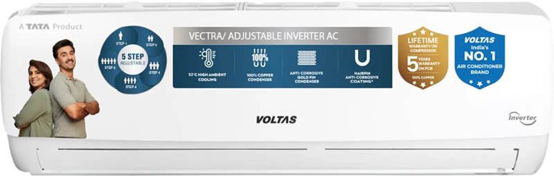 Voltas 1 Ton 3 Star Inverter Split AC (123INV CAL(4504112))