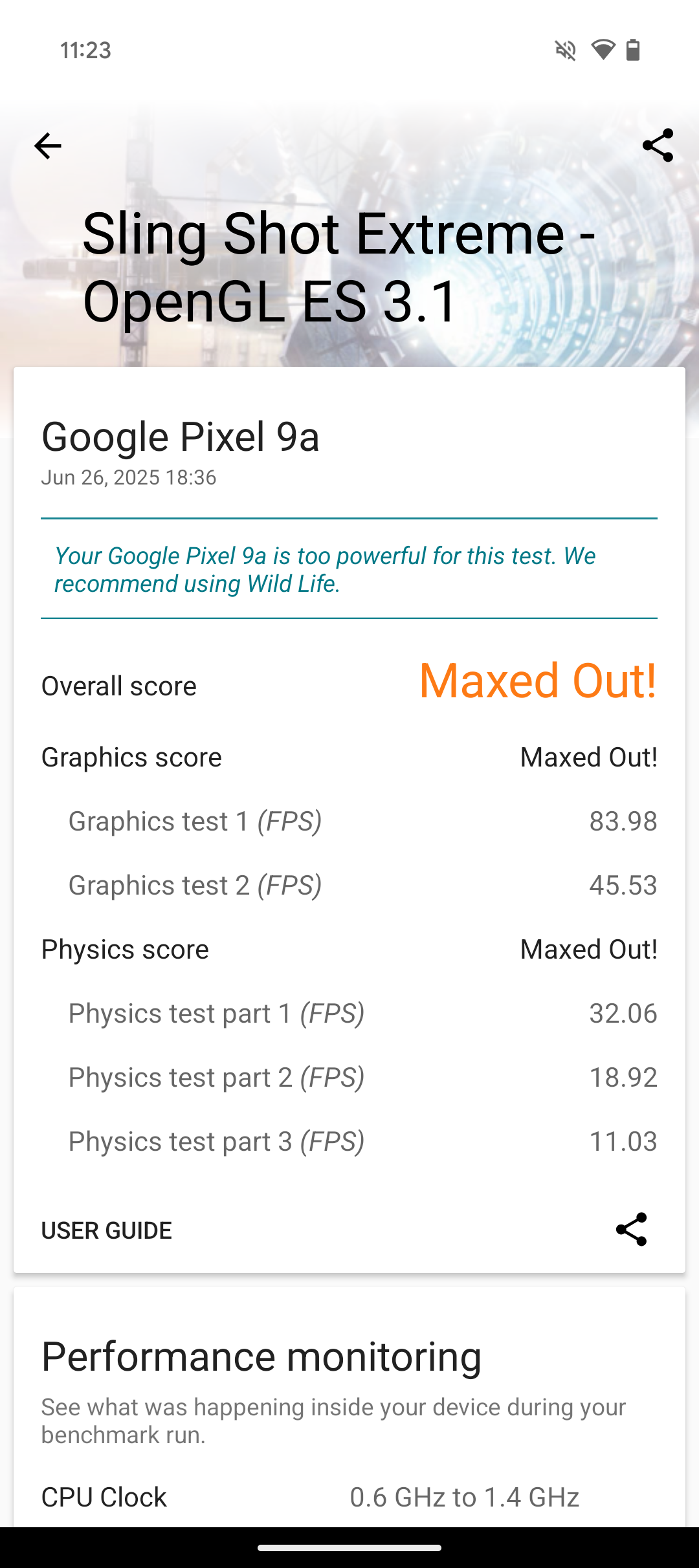 Google Pixel 9a Benchmarks Images