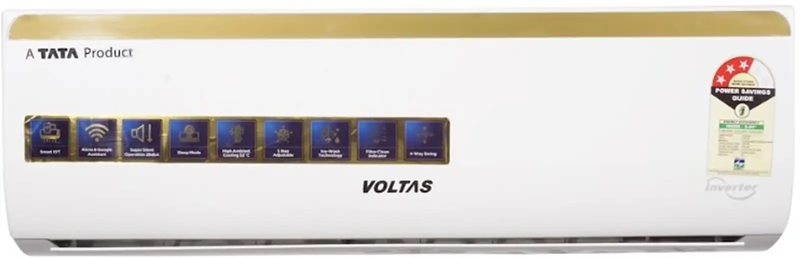 Voltas 1 Ton 3 Star Inverter Split AC (123V Vertis Smart Elite Gold(4503704))