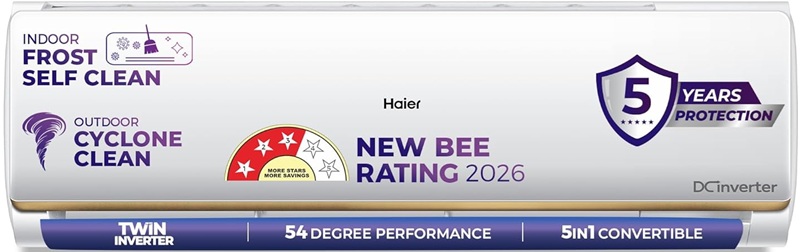 Haier 1.5 Ton 3 Star Inverter Split AC (HSA17VP R3NB I)
