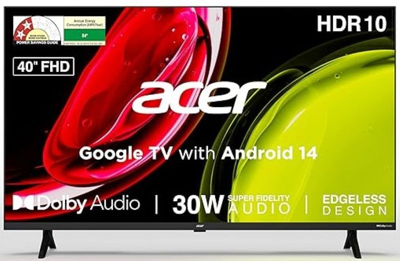 Acer 40 Inch LED Ultra FHD Smart TV (AR40FDGGU2841BD)