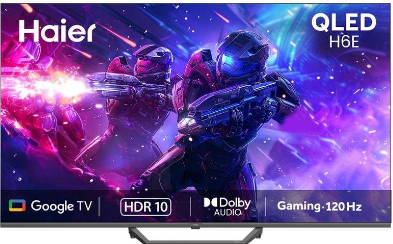 Haier 55 Inch QLED Ultra HD (4K) Smart TV (55H6E)