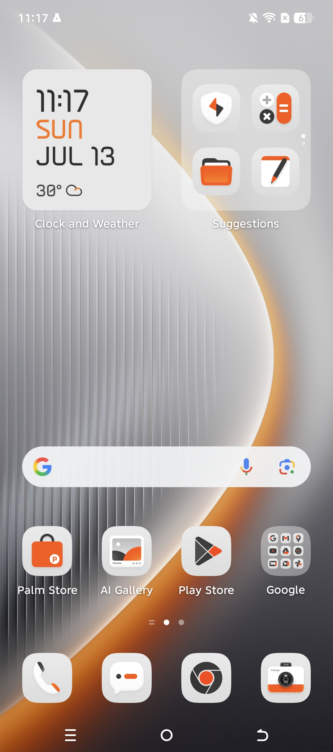 टेक्नो Pova Curve 5G UI Screenshots इमेजिस