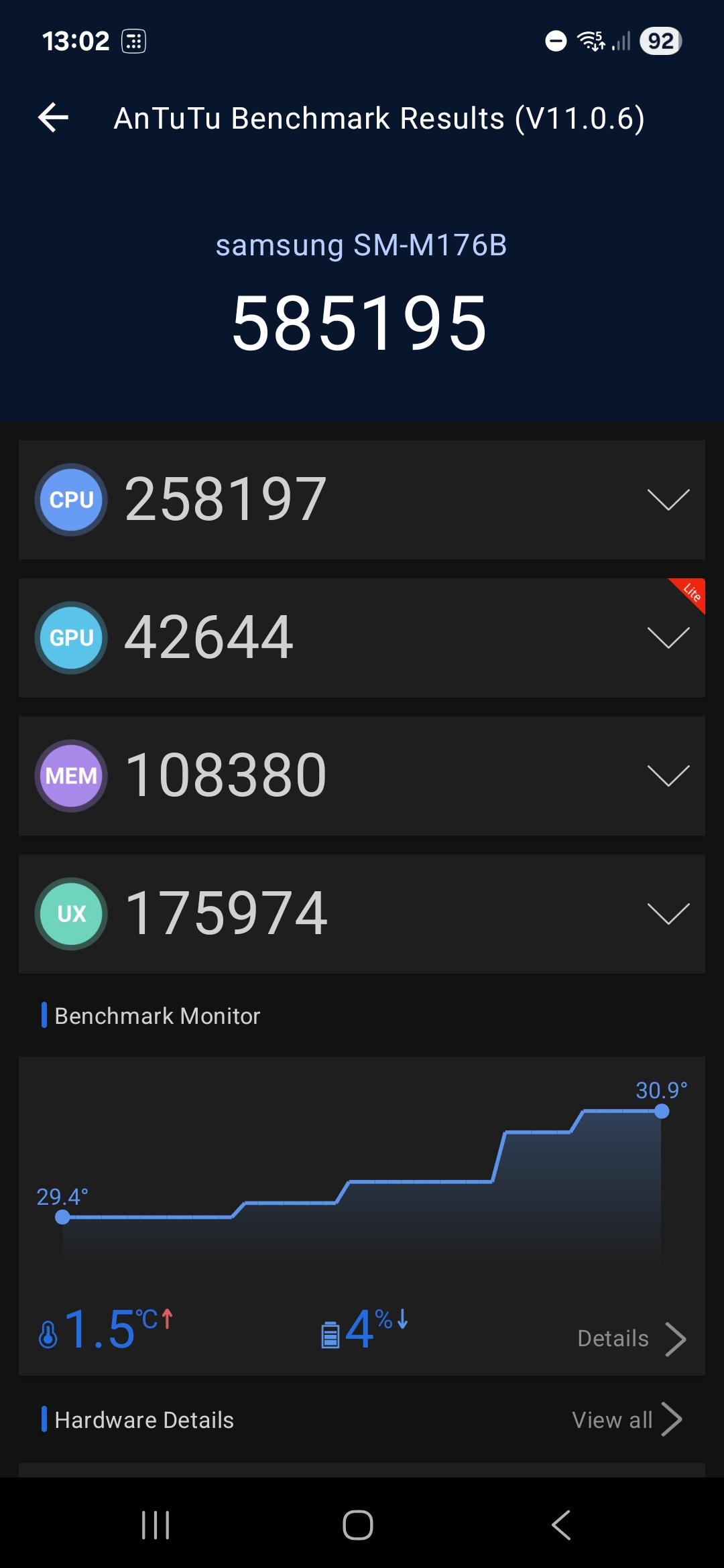 Samsung Galaxy M17 5G Benchmarks Images